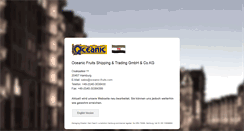 Desktop Screenshot of oceanic-fruits.com